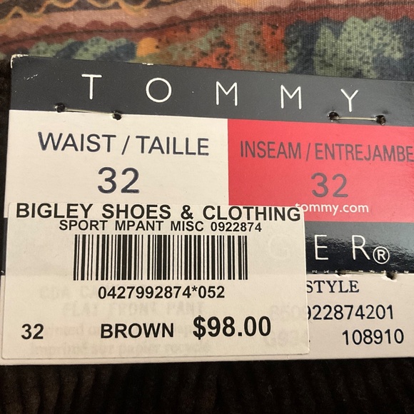 Tommy Hilfiger Brown Corduroy pants - Picture 2 of 4